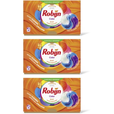 pdp-image-Robijn 3-in-1 Wascapsules color 3-pack