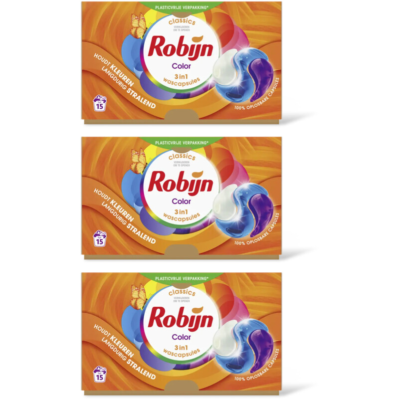 Robijn Wascapsules color 3-pack