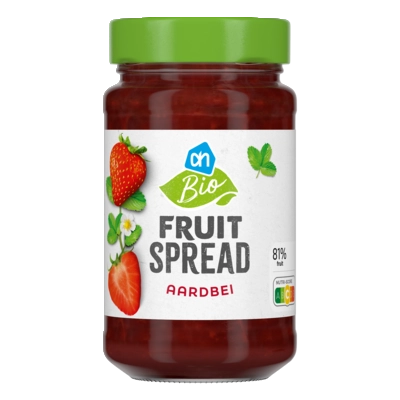 AH Biologisch Aardbei fruitspread