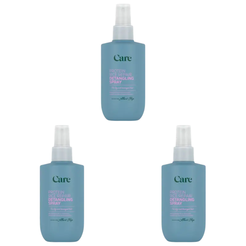 Care Protein rice repair detang. spray 3-pack