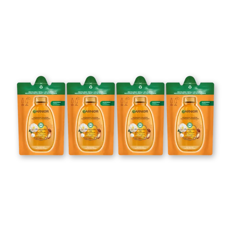 Loving Blends Argan & cameliaolie shampoo refill 4-pck