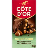 Côte d'Or Chocoladereep puur met hele amandelen