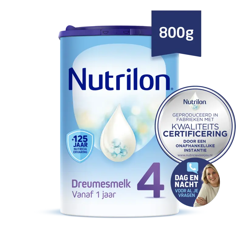 4 dreumesmelk 12+ maanden