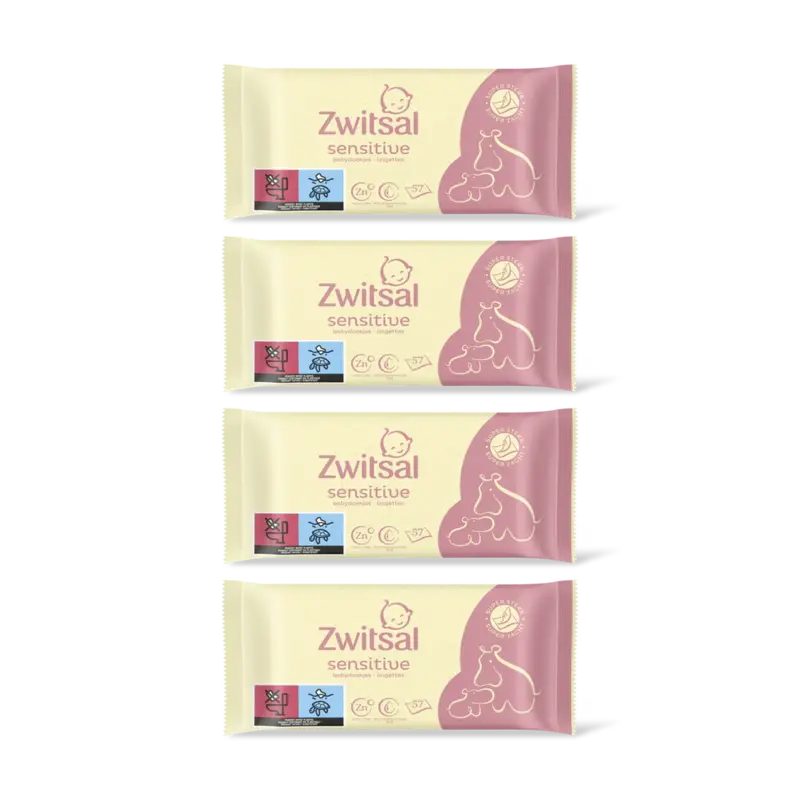 Baby sensitive billendoekjes 4-pack