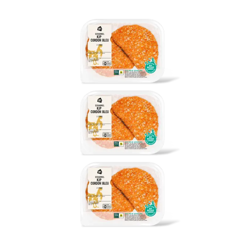 AH Scharrel kip cordon bleu 2 stuks 3-pack