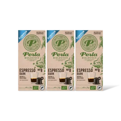 pdp-image-Perla Biologisch Espresso dark capsules 3-pack