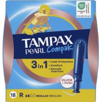 Een afbeelding van Tampax Tampons compak pearl regular