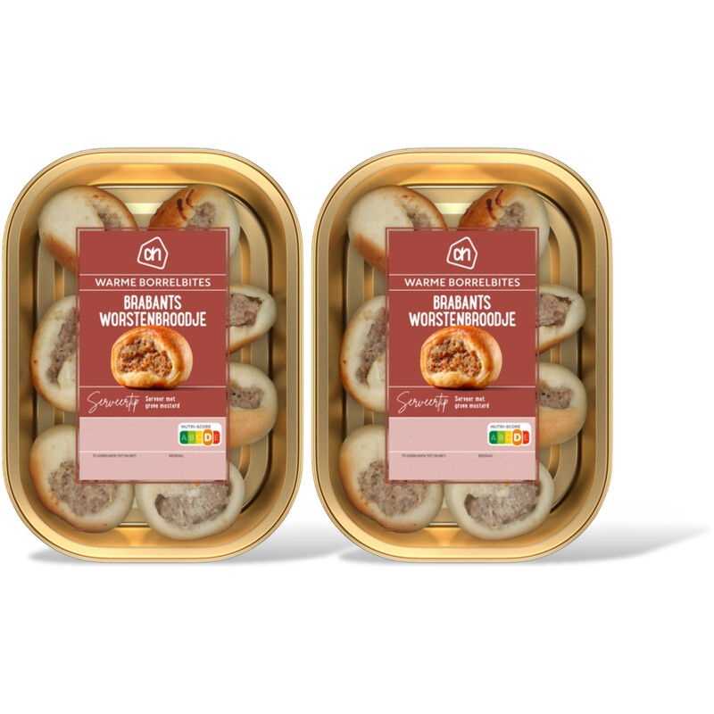AH Brabants worstenbroodje 2-pack