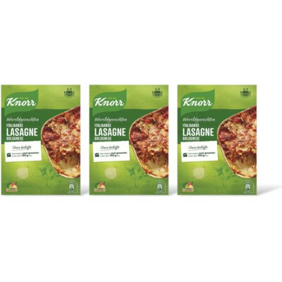 pdp-image-Knorr Wereldgerechten lasagne bolognese 3-pack