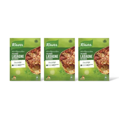 pdp-image-Knorr Wereldgerechten lasagne bolognese 3-pack