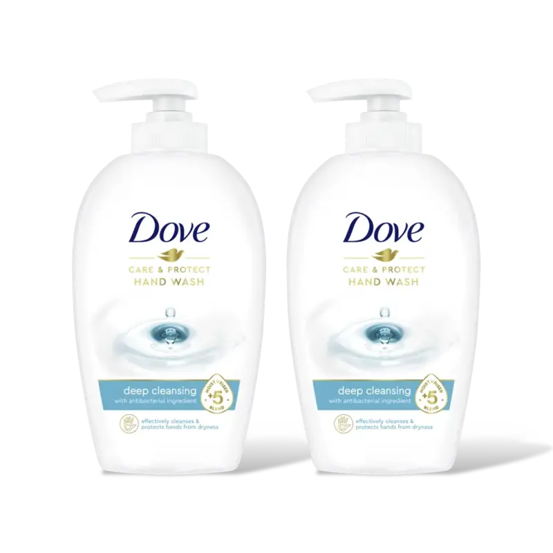 Dove Care & protect vloeibare handzeep 2-pack