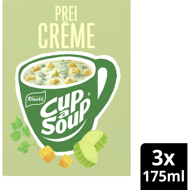 Een afbeelding van Knorr Cup-a-soup prei créme