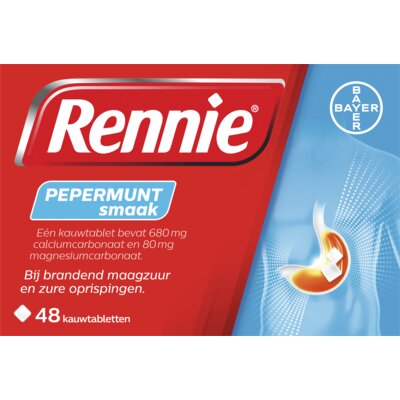 pdp-image-Rennie Pepermunt smaak kauwtabletten