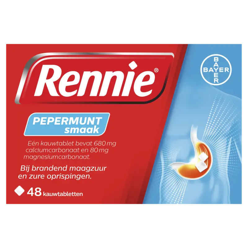 Pepermunt Smaak 48 Kauwtabletten