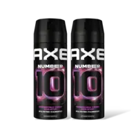 Axe Number 10 deodorant bodyspray 2-pack
