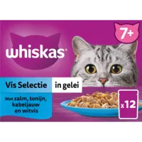Whiskas 7+ Vis selectie in gelei
