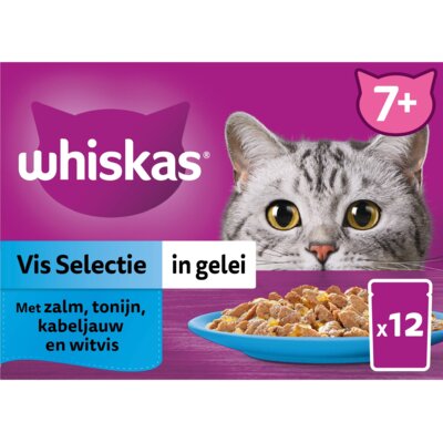 pdp-image-Whiskas 7+ Vis selectie in gelei