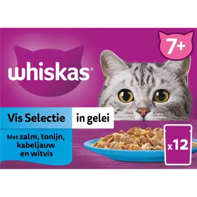 pdp-image-Whiskas 7+ Vis selectie in gelei