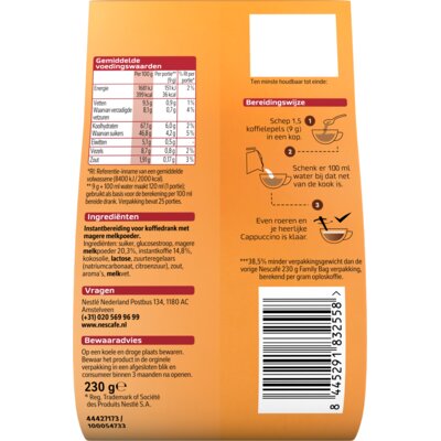pdp-image-Nescafé Family cappuccino oploskoffie