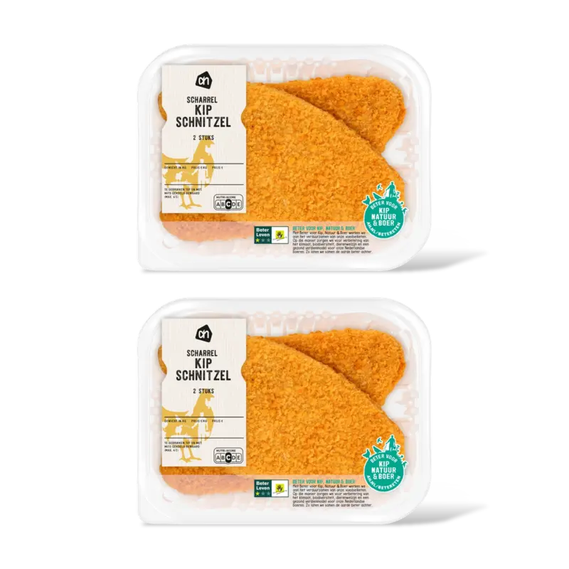 AH Scharrel kipschnitzel 2 stuks 2-pack