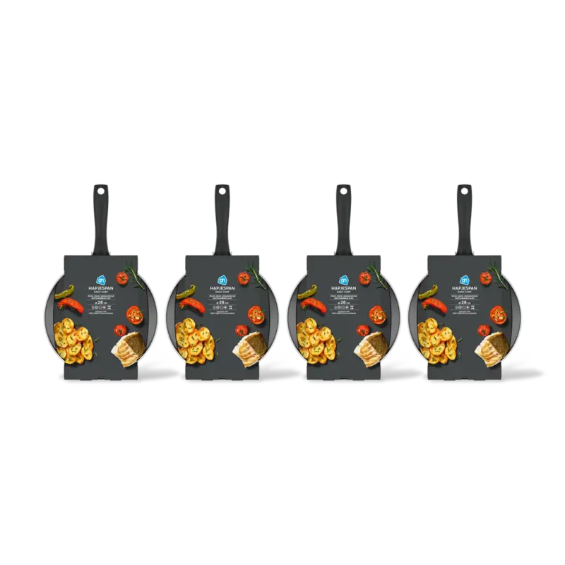AH Hapjespan easy chef 28cm 4-pack