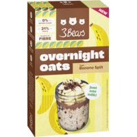 Een afbeelding van 3Bears Overnight oats banana split