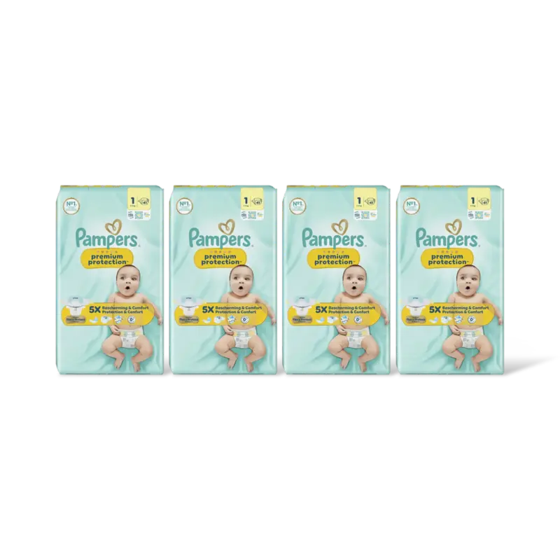 Premium protection luiers maat 1 4-pack