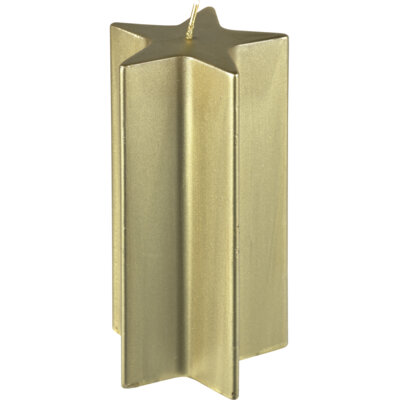 pdp-image-AH Excellent Vormkaars ster hoogglans goud