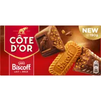 Côte d'Or Biscoff chocoladereep melk bel