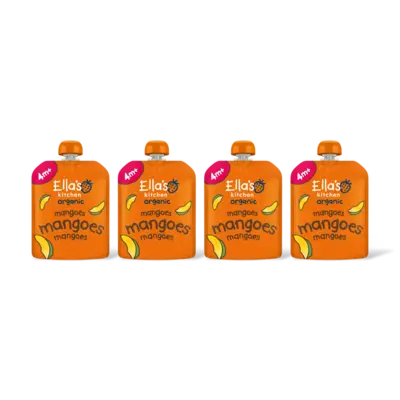 pdp-image-Ella's kitchen Biologische Mango's 4m+ 4-pack