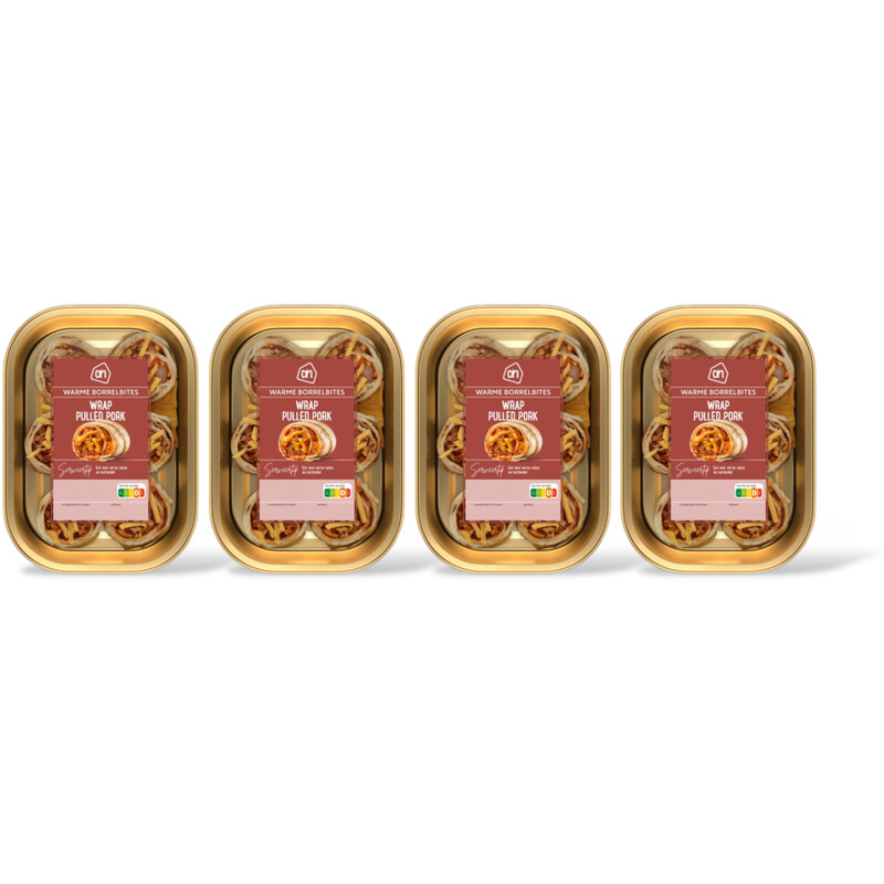 AH Wrap pulled pork 4-pack