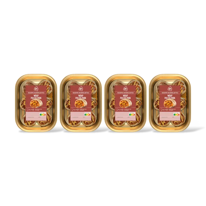 AH Wrap pulled pork 4-pack