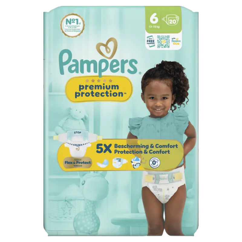 Premium Protection Maat 6, 20 Luiers