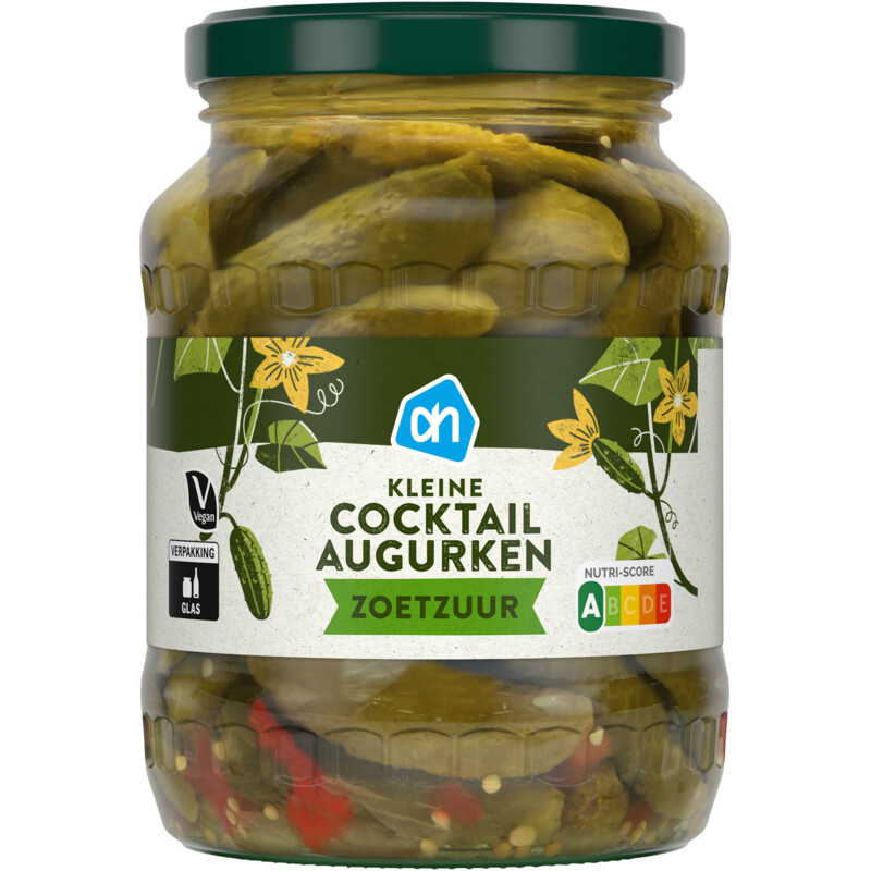 Een afbeelding van AH Cocktail augurken zoetzuur