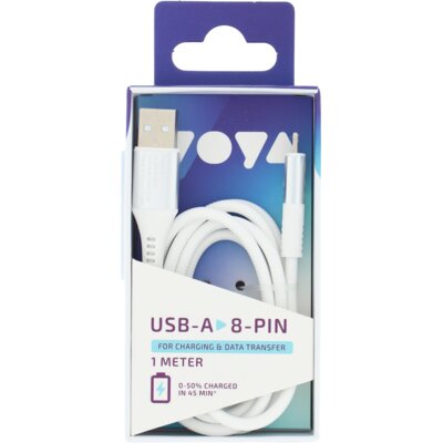 pdp-image-VOYA USB-A naar 8-pin kabel 1 meter