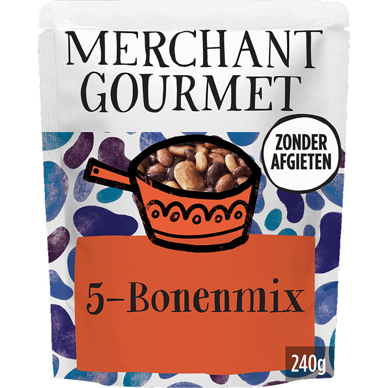 Een afbeelding van Merchant Gourmet 5 bean medley
