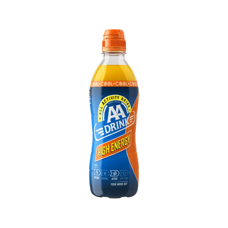 Sportdrank high energy gekoeld