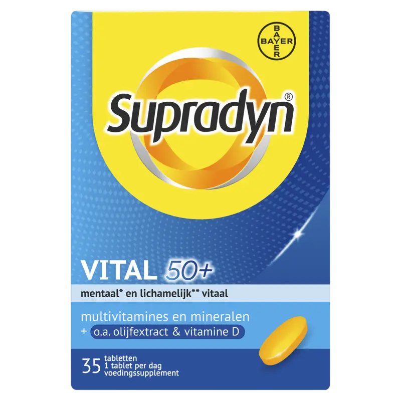 Vital 50+ tabletten multi vitaminen & mineralen