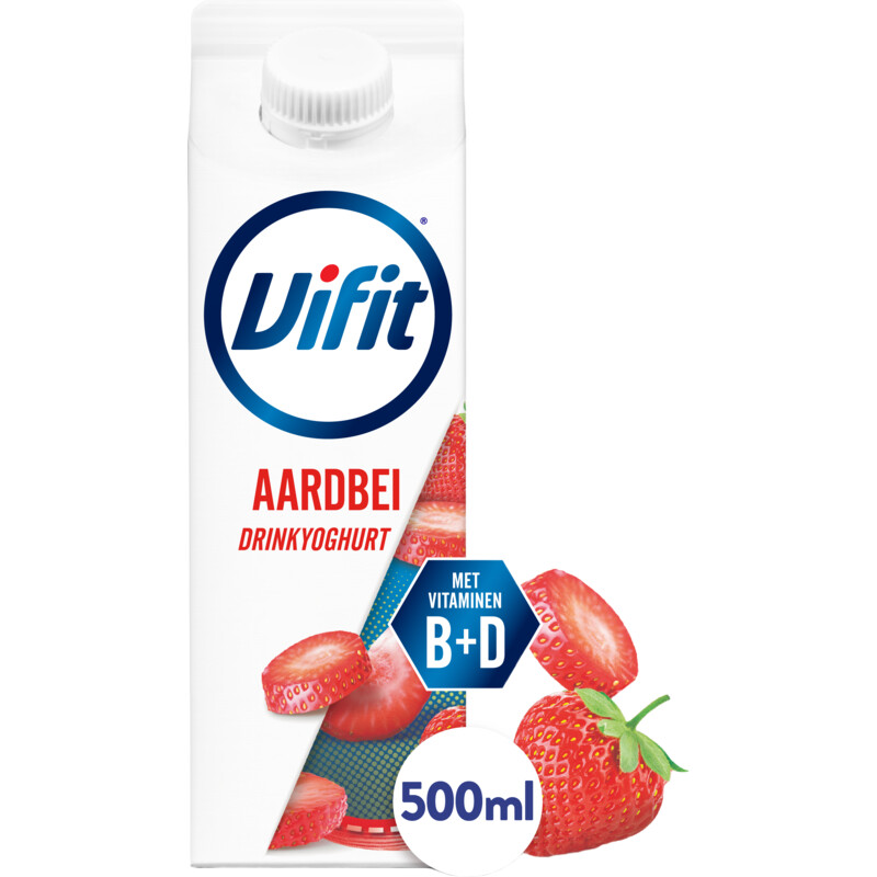 Een afbeelding van Vifit Drinkyoghurt aardbei