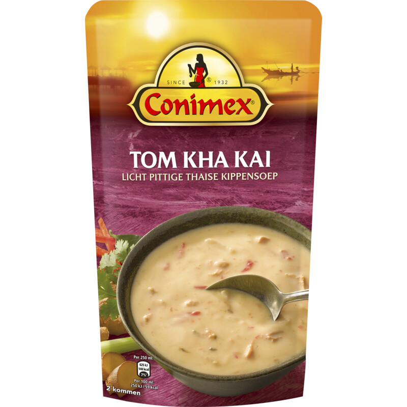 Een afbeelding van Conimex Tom kha kai soep