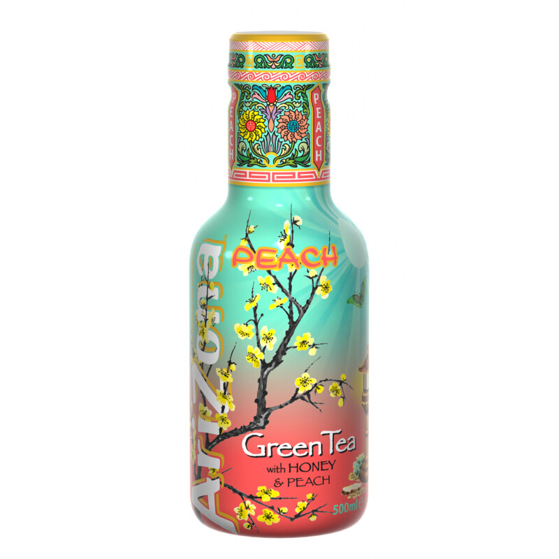 Een afbeelding van Arizona Green tea peach with honey