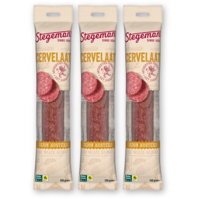 pdp-image-Stegeman Cervelaat Dijon mosterd 3-pack