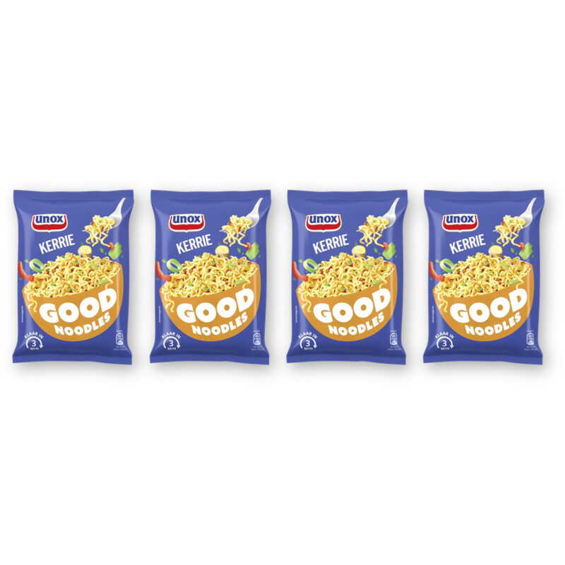 Unox Good noodles kerrie 4-pack