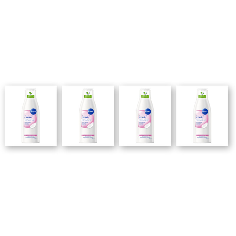 NIVEA Reinigingsmelk droge/gevoelige huid 4pck