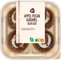 Een afbeelding van AH Appel pecan karamel slofjes
