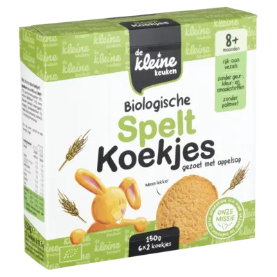pdp-image-De Kleine Keuken Biologische speltkoekjes 8m+
