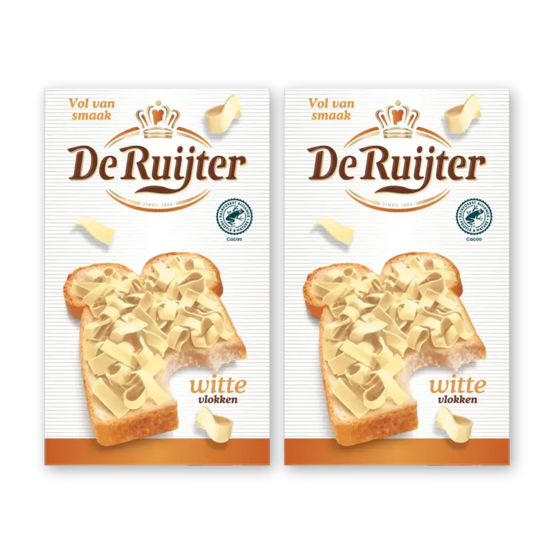 De Ruijter Witte vlokken 2-pack
