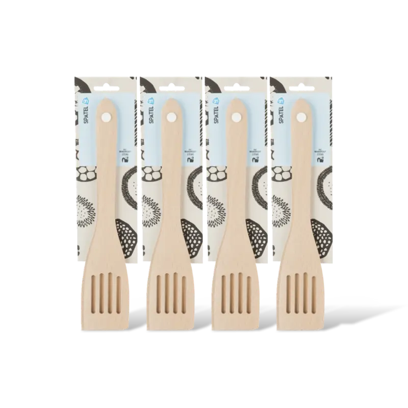 AH Beukenhouten spatels 35cm 4-pack
