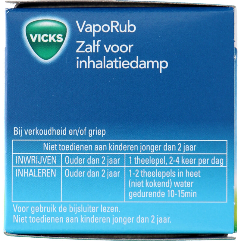 Een afbeelding van Vicks VapoRub zalf voor inhalatiedamp