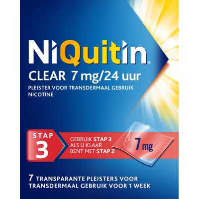 pdp-image-Niquitin Clear 7mg nicotine pleister stap 3